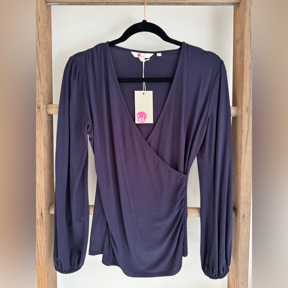 NWT Boden wrap top